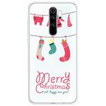 For Xiaomi Redmi Note 8 Pro Trendy Cute Christmas Patterned Clear TPU Protective Case(Christmas Set)