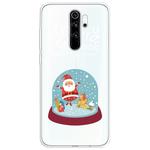 For Xiaomi Redmi Note 8 Pro Trendy Cute Christmas Patterned Clear TPU Protective Case(Crystal Ball)