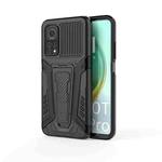 For Xiaomi Mi 10T 5G / 10T Pro 5G War Chariot Series Armor All-inclusive Shockproof PC + TPU Protective Case with Invisible Holder(Black)