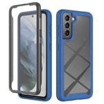 For Samsung Galaxy S21 5G Starry Sky Full Body Hybrid Shockproof Phone Case(Royal Blue)