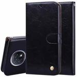 For Xiaomi Redmi Note 9T Business Style Oil Wax Texture Horizontal Flip Leather Case with Holder & Card Slots & Wallet(Black)