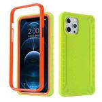 For iPhone 12 Pro Max Diamond Texture 360 Degree All-inclusive Shockproof Skidproof TPU Case(Green)
