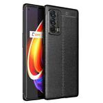 For OPPO Realme X7 Pro Ultra Litchi Texture TPU Shockproof Case(Black)