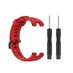 For Amazfit T-Rex Pro / Amazfit T-Rex Silicone Watch Band with Dismantling Tools, One Size(Red)