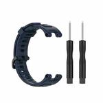 For Amazfit T-Rex Pro / Amazfit T-Rex Silicone Watch Band with Dismantling Tools, One Size(Navy Blue)