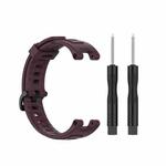 For Amazfit T-Rex Pro / Amazfit T-Rex Silicone Watch Band with Dismantling Tools, One Size(Purple)