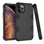 Contrast Color Silicone + PC Shockproof Case For iPhone 11 Pro Max(Black)