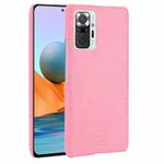For Xiaomi Redmi Note 10 Pro (India version) / Note 10 Pro Max Shockproof Crocodile Texture PC + PU Case(Pink)