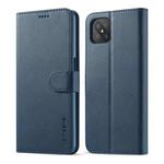 For OPPO A72 / A73 / A53 5G LC.IMEEKE Calf Texture Horizontal Flip Leather Case, with Holder & Card Slots & Wallet(Blue)