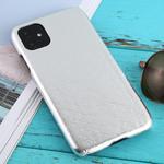 For iPhone 11 Snakeskin Texture Paste Skin PC Protective Case(Silver)