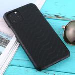 For iPhone 11 Pro Snakeskin Texture Paste Skin PC Protective Case(Black)