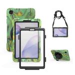 For Samsung Galaxy Tab A 8.4 2020 T307U Shockproof Colorful Silicone + PC Protective Case with Holder & Shoulder Strap & Hand Strap & Screen Protector(Camouflage)