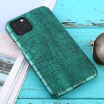 For iPhone 11 Pro Shockproof Crocodile Texture Protective Case(Green)