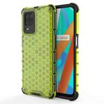 For OPPO Realme V13 5G Shockproof Honeycomb PC + TPU Case(Green)