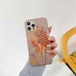 For iPhone 11 Pro Watercolor Painting Series Half Coverage IMD Workmanship Protective Case (DX-55)