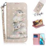 For Xiaomi Redmi Note 9T / 9 5G 3D Painted Pattern Magnetic Attraction Horizontal Flip Leather Case with Holder & Card Slot & Wallet & Lanyard(Squirrels)