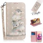 For Xiaomi Redmi Note 10 4G / Note 10S 3D Painted Pattern Magnetic Attraction Horizontal Flip Leather Case with Holder & Card Slot & Wallet & Lanyard(Squirrels)