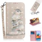 For Xiaomi Redmi Note 10 Pro 3D Painted Pattern Magnetic Attraction Horizontal Flip Leather Case with Holder & Card Slot & Wallet & Lanyard(Squirrels)
