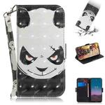 For Nokia 5.4 3D Painted Pattern Magnetic Attraction Horizontal Flip Leather Case with Holder & Card Slot & Wallet & Lanyard(Angry Bear)