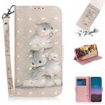 For Nokia 5.4 3D Painted Pattern Magnetic Attraction Horizontal Flip Leather Case with Holder & Card Slot & Wallet & Lanyard(Squirrels)