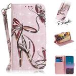 For Nokia 5.4 3D Painted Pattern Magnetic Attraction Horizontal Flip Leather Case with Holder & Card Slot & Wallet & Lanyard(Butterfly High Heels)