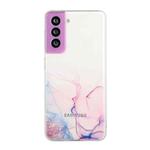 For Samsung Galaxy A72 5G / 4G Hollow Marble Pattern TPU Precise Hole Protective Case(Pink)
