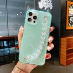 For iPhone 11 Dream Color Bracelet Transparent Protective Case (Green)