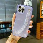 For iPhone 12 mini Dream Color Bracelet Transparent Protective Case (Purple)