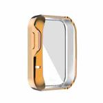 For Xiaomi Mi Watch Lite / Redmi Watch Full Coverage TPU Electroplating Protective Case(Gold)