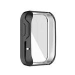 For Xiaomi Mi Watch Lite / Redmi Watch Full Coverage TPU Electroplating Protective Case(Black)