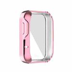 For Xiaomi Mi Watch Lite / Redmi Watch Full Coverage TPU Electroplating Protective Case(Pink)