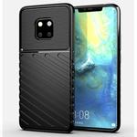 For Huawei Mate 20 Pro Thunderbolt Shockproof TPU Soft Case(Black)