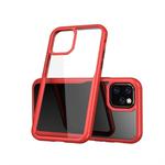 For iPhone 11 Pro Max Shockproof Acrylic Full Coverage Protective Case(Red)