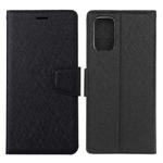 For Samsung Galaxy A52 5G / 4G Silk Texture Horizontal Flip Leather Case with Holder & Card Slots & Wallet & Photo Frame(Black)