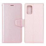 For Samsung Galaxy S20 FE Silk Texture Horizontal Flip Leather Case with Holder & Card Slots & Wallet & Photo Frame(Rose Gold)