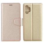 For Samsung Galaxy A32 5G Silk Texture Horizontal Flip Leather Case with Holder & Card Slots & Wallet & Photo Frame(Gold)