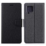 For Samsung Galaxy A42 5G Silk Texture Horizontal Flip Leather Case with Holder & Card Slots & Wallet & Photo Frame(Black)