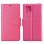 For Samsung Galaxy A42 5G Silk Texture Horizontal Flip Leather Case with Holder & Card Slots & Wallet & Photo Frame(Rose Red)