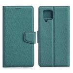 For Samsung Galaxy A42 5G Silk Texture Horizontal Flip Leather Case with Holder & Card Slots & Wallet & Photo Frame(Green)