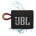 JBL GO3 Bluetooth 5.1 Portable Mini Waterproof Bass Wireless Bluetooth Speaker(Black Orange)
