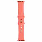 Double Wear Rivets Watch Band For Apple Watch Ultra 49mm / Series 8&7 45mm / SE 2&6&SE&5&4 44mm / 3&2&1 42mm(Rose Red)