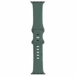 Double Wear Rivets Watch Band For Series 7 41mm / 6 & SE & 5 & 4 40mm / 3 & 2 & 1 38mm(Olive Green)