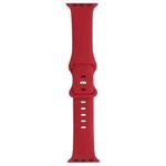 Double Wear Rivets Watch Band For Series 7 41mm / 6 & SE & 5 & 4 40mm / 3 & 2 & 1 38mm(Red Wine)