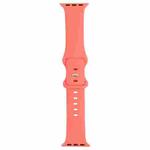 Double Wear Rivets Watch Band For Series 7 41mm / 6 & SE & 5 & 4 40mm / 3 & 2 & 1 38mm(Rose Red)