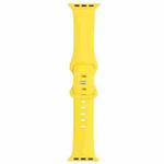 Double Wear Rivets Watch Band For Series 7 41mm / 6 & SE & 5 & 4 40mm / 3 & 2 & 1 38mm(Yellow)