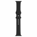 Double Wear Rivets Watch Band For Series 7 41mm / 6 & SE & 5 & 4 40mm / 3 & 2 & 1 38mm(Black)