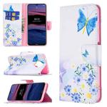 For Nokia G20 / G10 Colored Drawing Pattern Horizontal Flip Leather Case with Holder & Card Slots & Wallet(Butterfly Love)