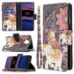 For Nokia G20 / G10 Colored Drawing Pattern Zipper Horizontal Flip Leather Case with Holder & Card Slots & Wallet(Flower Elephants)