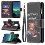 For Nokia 1.4 Colored Drawing Pattern Zipper Horizontal Flip Leather Case with Holder & Card Slots & Wallet(Bear)