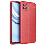 For Honor Play 20 Litchi Texture TPU Shockproof Case(Red)